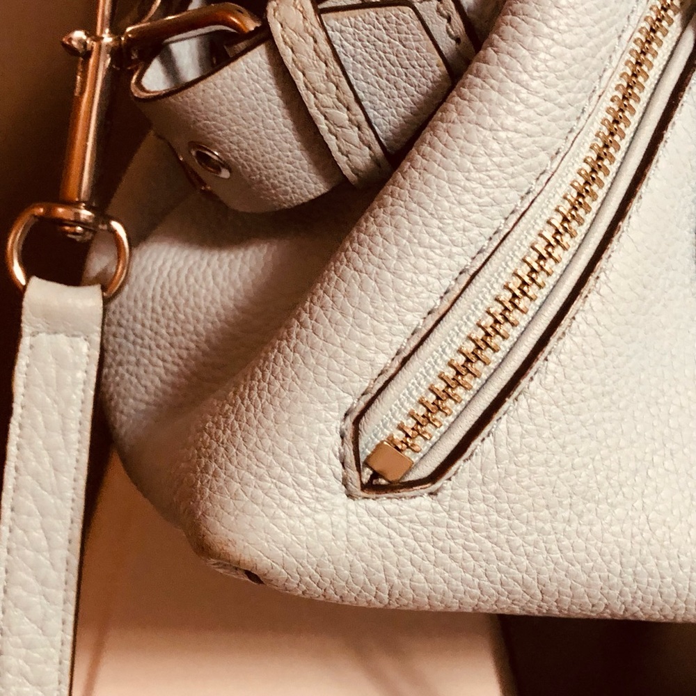 Rebecca Minkoff Large Moto Satchel Tote.  Powder Blue - Picture 11 of 11